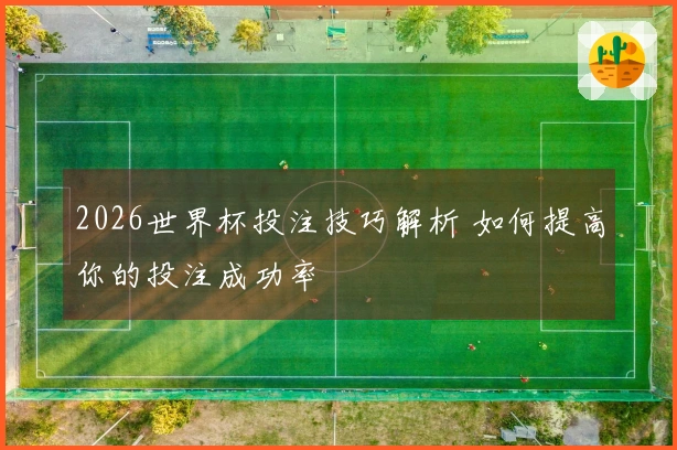 2026世界杯投注技巧解析 如何提高你的投注成功率