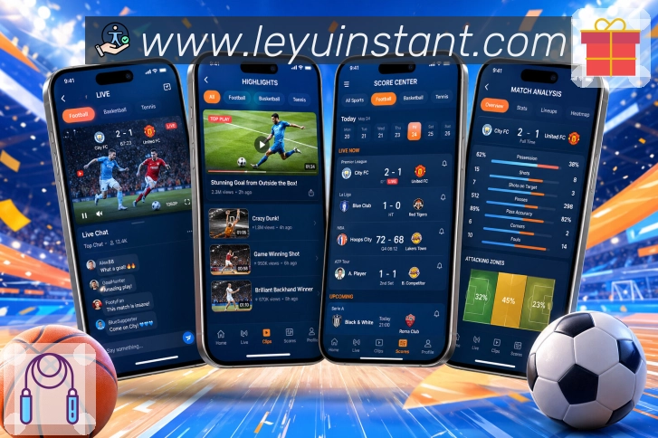 leyuApp多端衔接展示：账号同步、关注保存、消息记录和追赛连续性
